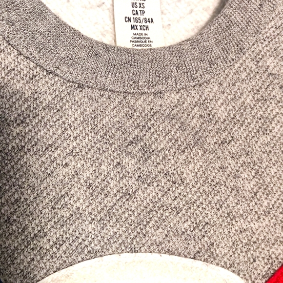 RETRO LOGG NYC CREW NECK GREY SWEATER XS   - Picture 3 of 7
